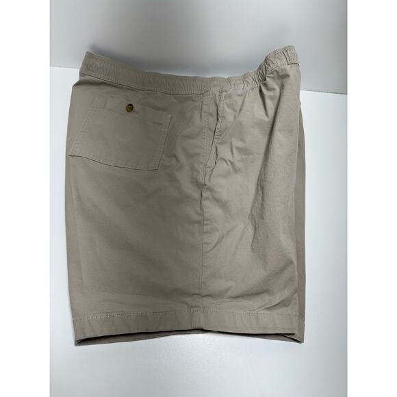 Duluth Trading Co Cotton Spandex Men’s Shorts Sz 48 Beige Standard Fit Gorpcore - Picture 1 of 6